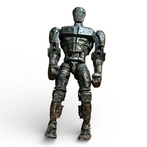 Real Steel Atom Junkyard Bot Figure 2011 Jakks Pacific 7.5 Punching Action